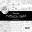 Poinsettia - Silver Foil 6x6 Paper Collection 27277 - Paper Rose Studio