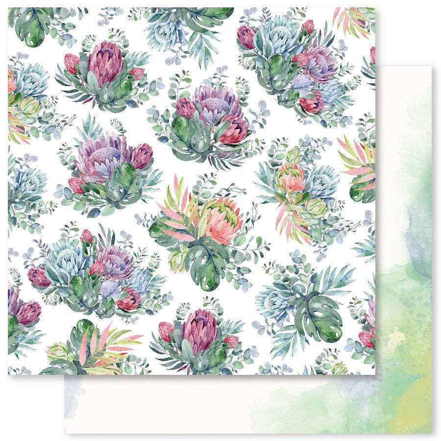 Protea Garden F 12x12 Paper (12pc Bulk Pack) 28069 - Paper Rose Studio