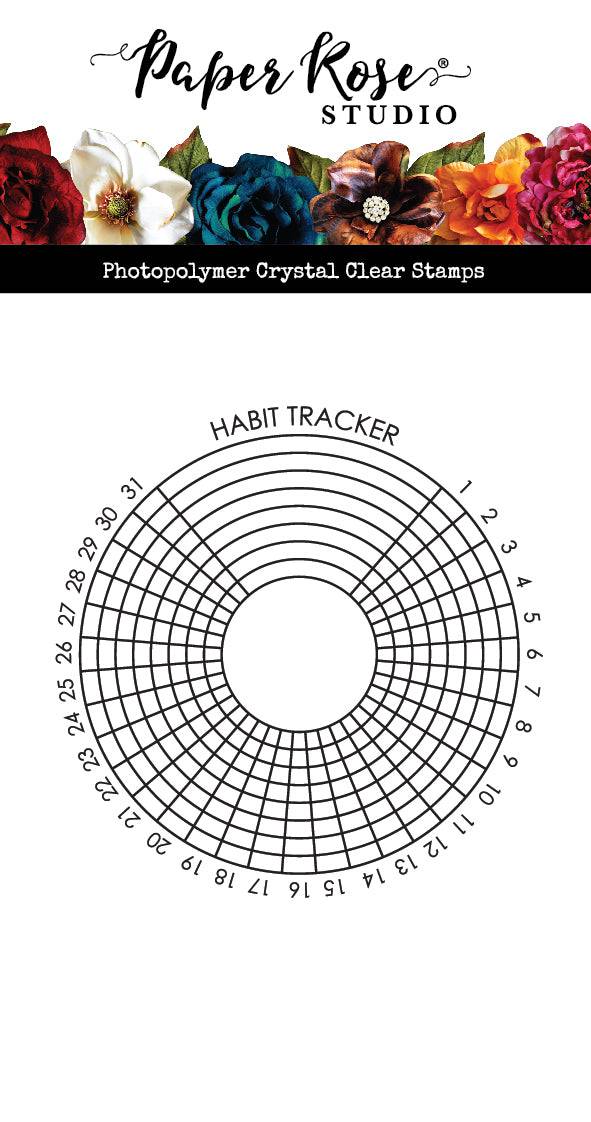 Radial Habit Tracker Clear Stamp 28696 - Paper Rose Studio