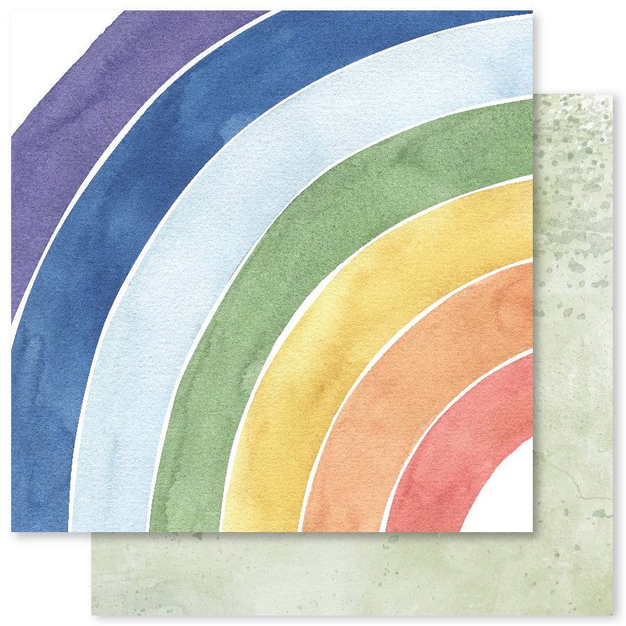 Rainbow Poppies D 12x12 Paper (12pc Bulk Pack) 25591 - Paper Rose Studio