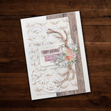 Rambling Rose Border Metal Cutting Die 25996 - Paper Rose Studio