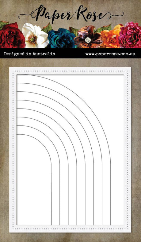 Rectangle Rainbow Coverplate & Frame Metal Cutting Die 25639 - Paper Rose Studio