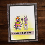 Robot Friends 4x6" Clear Stamp Set 19090 - Paper Rose Studio