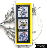 Robot Friends 4x6" Clear Stamp Set 19090 - Paper Rose Studio