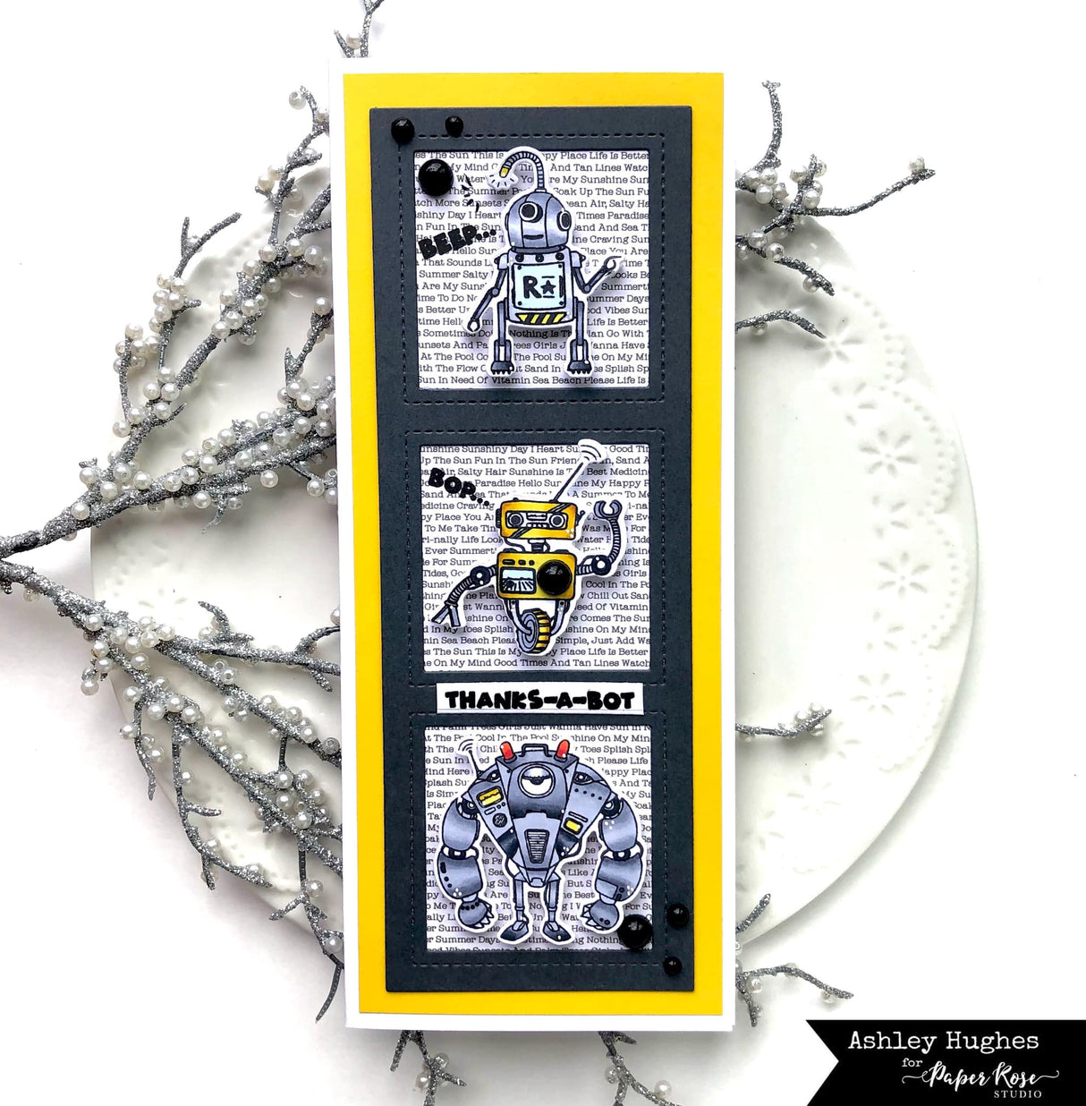 Robot Friends Metal Die Set 19091 - Paper Rose Studio