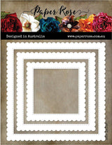 Scalloped Square Frames Metal Cutting Die 16739 - Paper Rose Studio