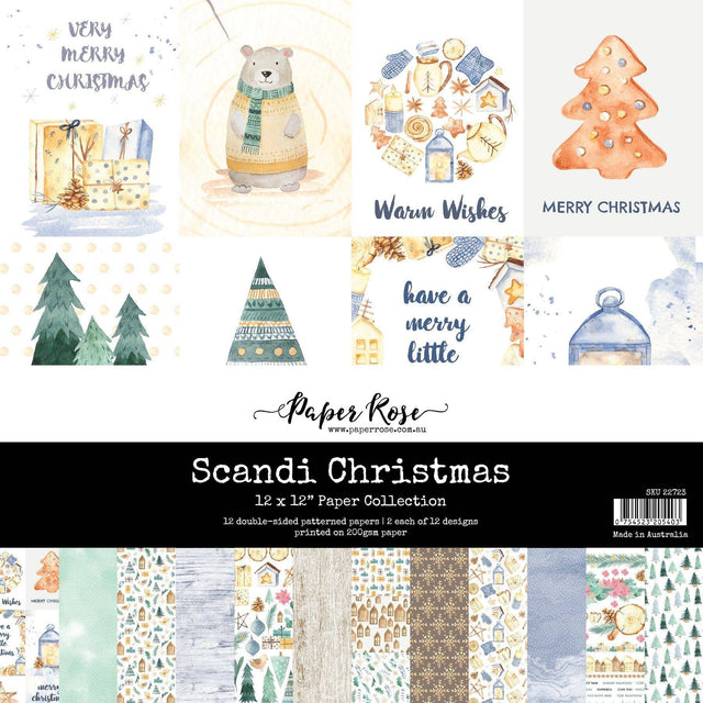 Scandi Christmas 12x12 Paper Collection 22723 - Paper Rose Studio