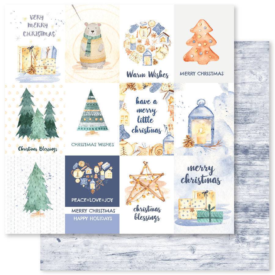 Scandi Christmas A 12x12 Paper (12pc Bulk Pack) 22726 - Paper Rose Studio