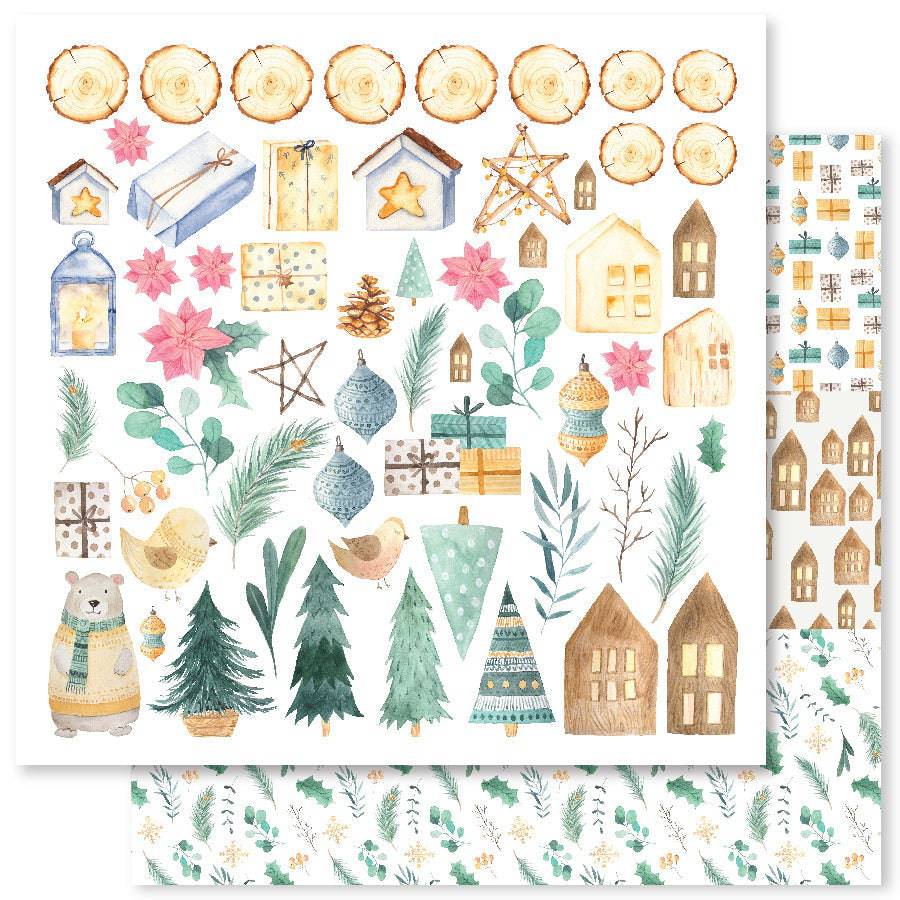 Scandi Christmas C 12x12 Paper (12pc Bulk Pack) 22732 - Paper Rose Studio