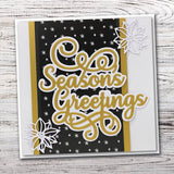 Season's Greetings Metal Cutting Die 17640 - Paper Rose Studio