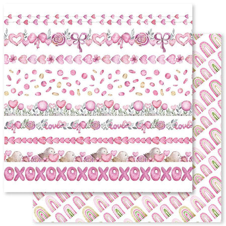 Sending Love E 12x12 Paper (12pc Bulk Pack) 26266 - Paper Rose Studio