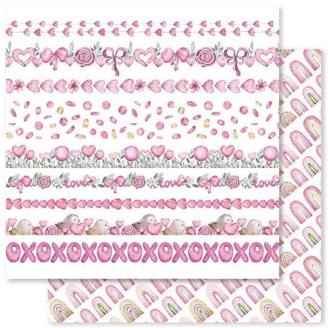 Sending Love E 12x12 Paper (12pc Bulk Pack) 26266 - Paper Rose Studio