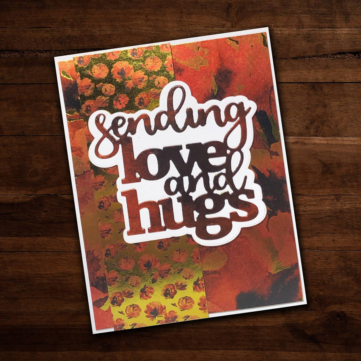 Sending Love & Hugs Metal Cutting Die 26014 - Paper Rose Studio