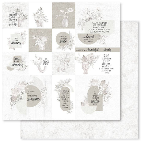 Serenity E 12x12 Paper (12pc Bulk Pack) 25696 - Paper Rose Studio