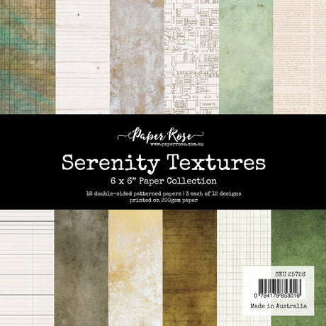 Serenity Textures 6x6 Paper Collection 25726 - Paper Rose Studio