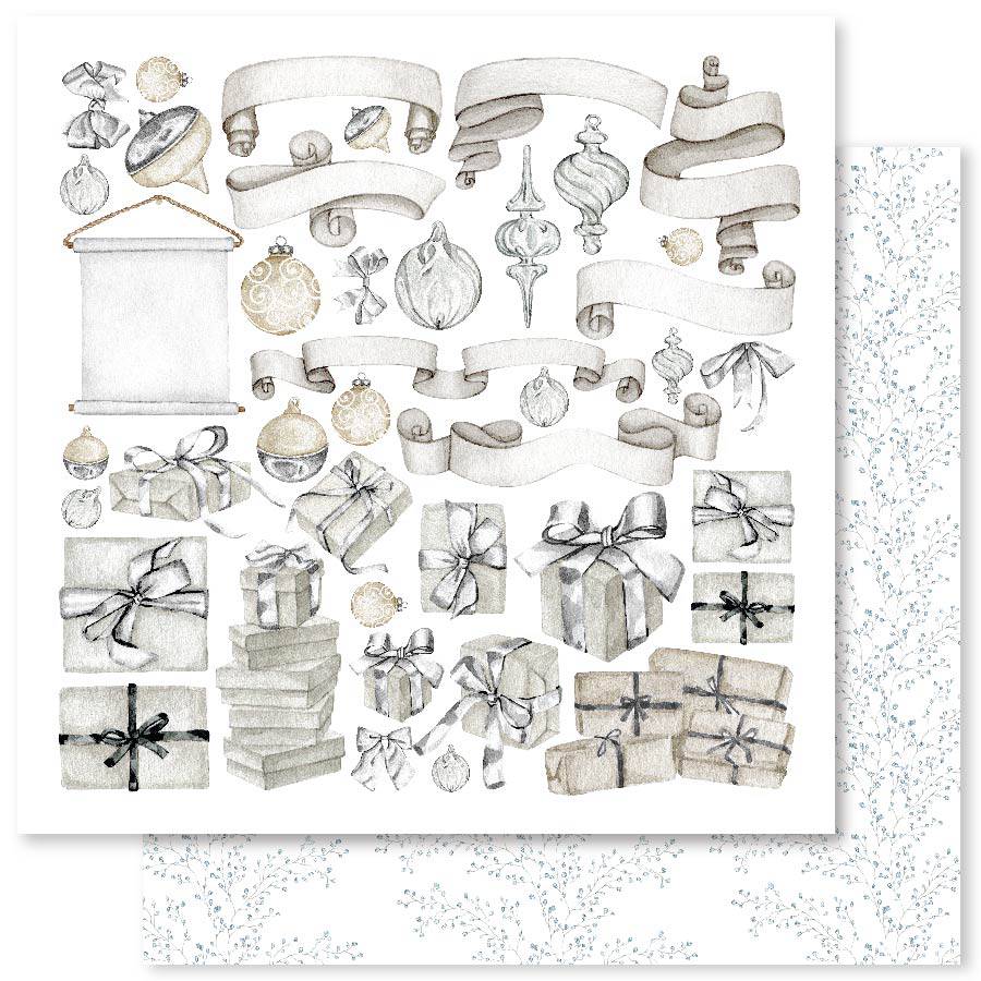 Silver Bells 1 C 12x12 Paper (12pc Bulk Pack) 26806 - Paper Rose Studio