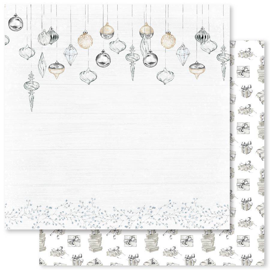 Silver Bells 1 E 12x12 Paper (12pc Bulk Pack) 26812 - Paper Rose Studio