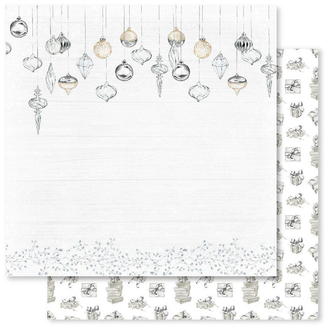 Silver Bells 1 E 12x12 Paper (12pc Bulk Pack) 26812 - Paper Rose Studio