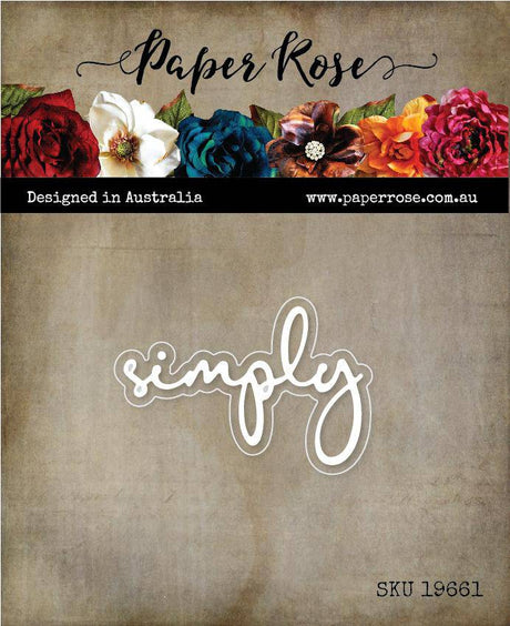 Simply Fine Script Layered Metal Cutting Die 19661 - Paper Rose Studio