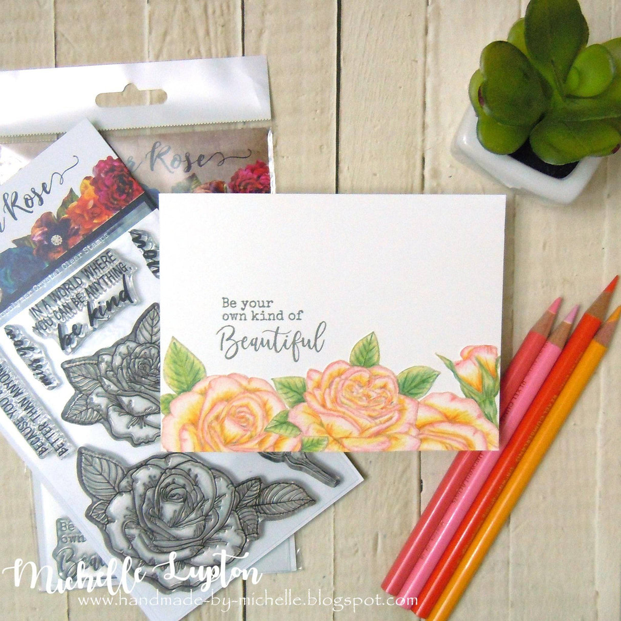 Sketchy Roses 4x6" Clear Stamp Set 18636 - Paper Rose Studio