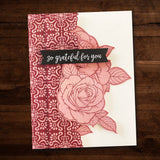 Sketchy Roses 4x6" Clear Stamp Set 18636 - Paper Rose Studio