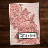 Sketchy Roses 4x6" Clear Stamp Set 18636 - Paper Rose Studio