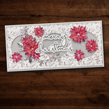 Slimline Card Creator 2 - Circles Metal Cutting Die 20874 - Paper Rose Studio