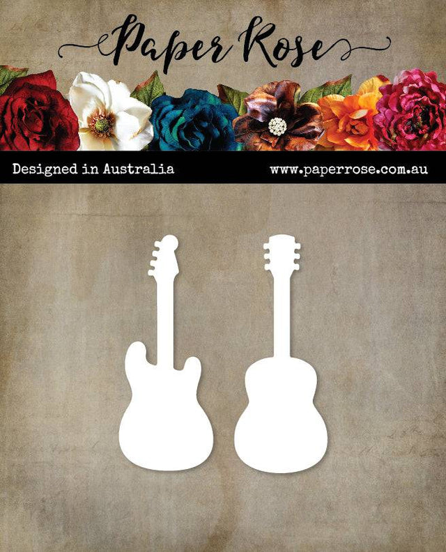 Small Guitar Duo Metal Cutting Die 28288 - Paper Rose Studio