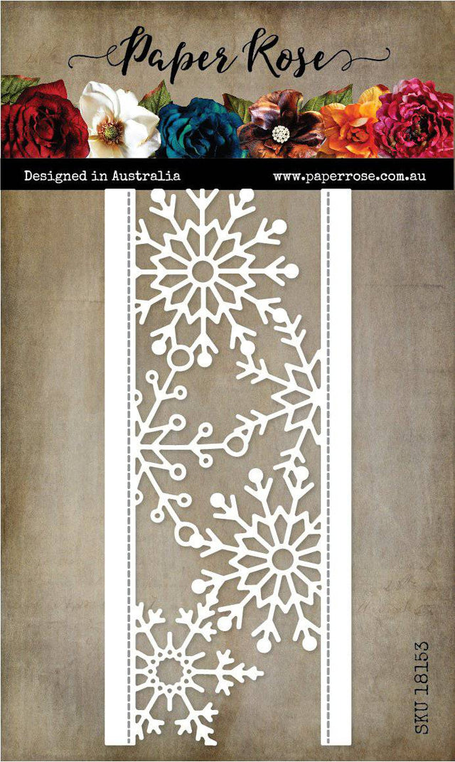 Snowflake Border Metal Die 18153 - Paper Rose Studio