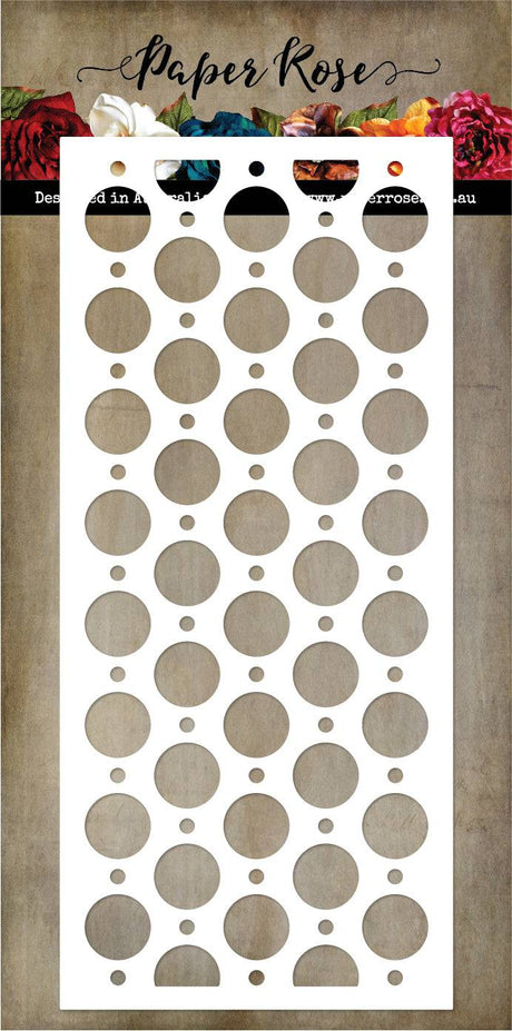 Spots & Dots Slimline Coverplate Metal Cutting Die 26074 - Paper Rose Studio