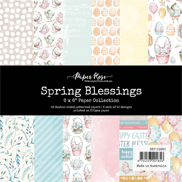 Spring Blessings 6x6 Paper Collection 21660 - Paper Rose Studio