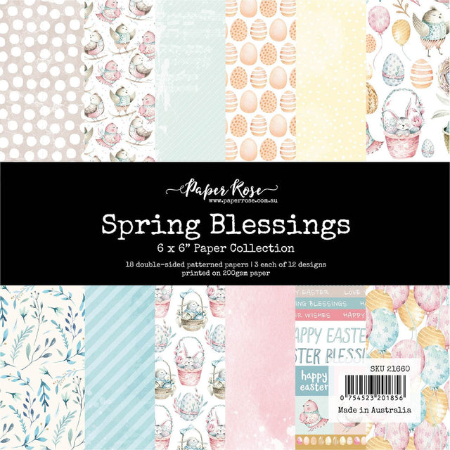 Spring Blessings 6x6 Paper Collection 21660 - Paper Rose Studio