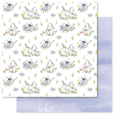 Spring Bunnies C 12x12 Paper (12pc Bulk Pack) 29482 - Paper Rose Studio