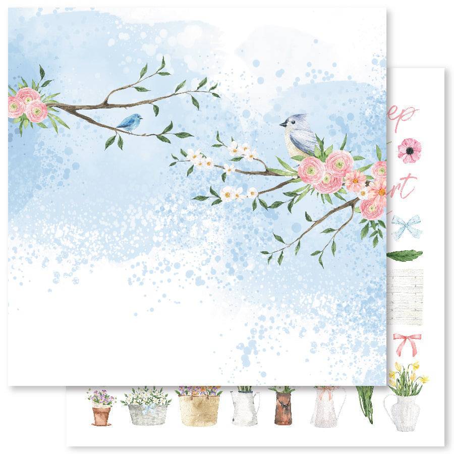 Spring Garden B 12x12 Paper (12pc Bulk Pack) 25294 - Paper Rose Studio