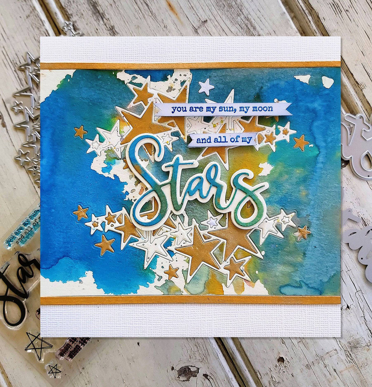 Star Texture Metal Die 18159 - Paper Rose Studio