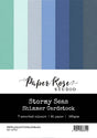 Stormy Seas Assorted Shimmer Cardstock A5 7pc 29745 - Paper Rose Studio