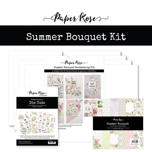 Summer Bouquet Cardmaking Kit 29191 - Paper Rose Studio