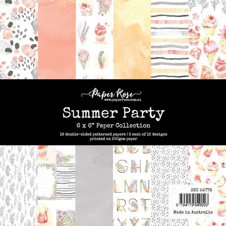 Summer Party 6x6 Paper Collection 24778 - Paper Rose Studio