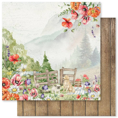 Summer Picnic A 12x12 Paper (12pc Bulk Pack) 29907 - Paper Rose Studio