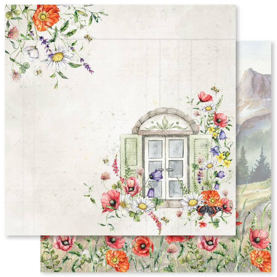 Summer Picnic B 12x12 Paper (12pc Bulk Pack) 29910 - Paper Rose Studio