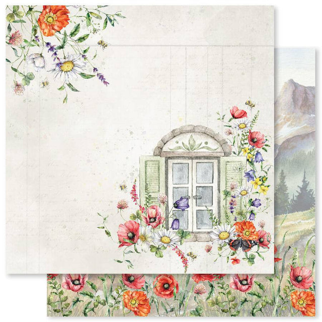 Summer Picnic B 12x12 Paper (12pc Bulk Pack) 29910 - Paper Rose Studio