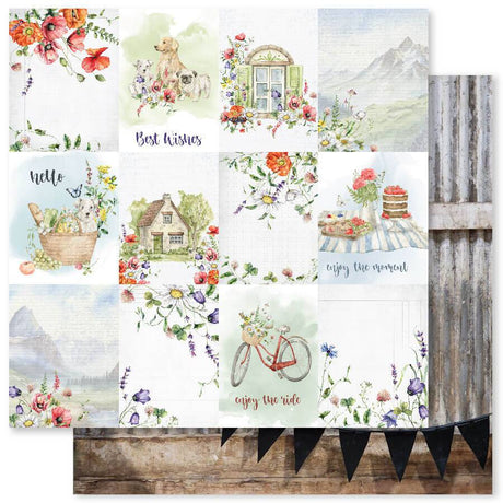 Summer Picnic C 12x12 Paper (12pc Bulk Pack) 29913 - Paper Rose Studio