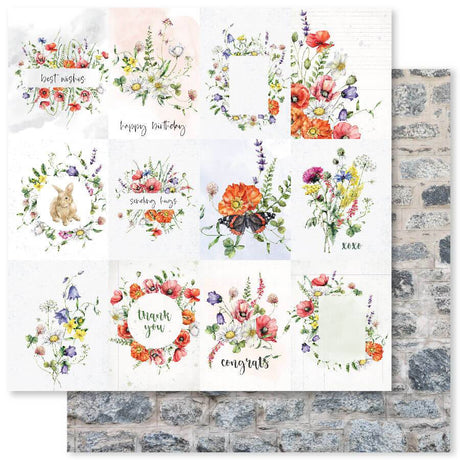 Summer Picnic E 12x12 Paper (12pc Bulk Pack) 29919 - Paper Rose Studio