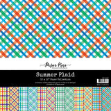 Summer Plaid 12x12 Paper Collection 20237 - Paper Rose Studio