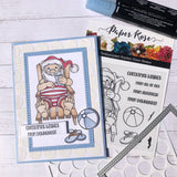 Summer Santa 4x4" Clear Stamp Set 20715 - Paper Rose Studio