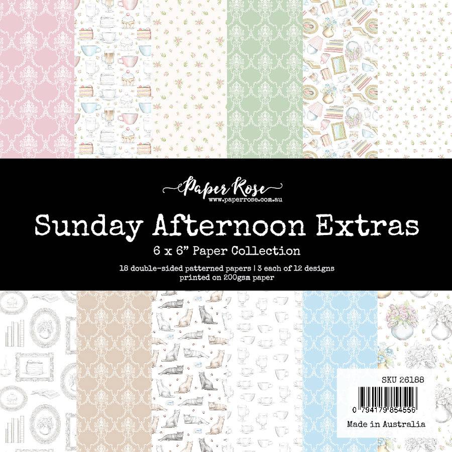 Sunday Afternoon Extras 6x6 Paper Collection 26188 - Paper Rose Studio