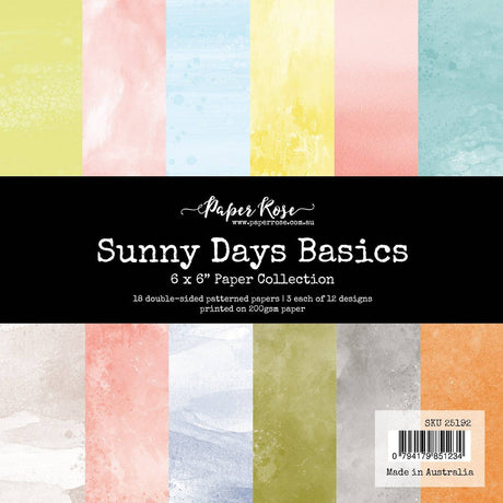 Sunny Days Basics 6x6 Paper Collection 25192 - Paper Rose Studio