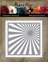 Sunray Background Metal Cutting Die 17568 - Paper Rose Studio