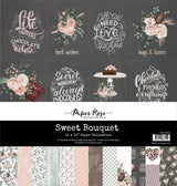 Sweet Bouquet 12x12 Paper Collection & Metal Die Bundle 29955 28891 28846