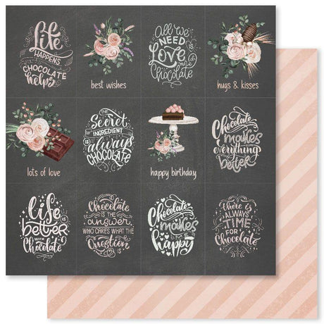 Sweet Bouquet A 12x12 Paper (12pc Bulk Pack) 29958 - Paper Rose Studio